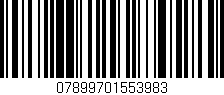 Código de barras (EAN, GTIN, SKU, ISBN): '07899701553983'