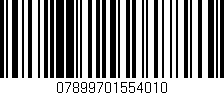Código de barras (EAN, GTIN, SKU, ISBN): '07899701554010'