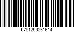 Código de barras (EAN, GTIN, SKU, ISBN): '0791298351614'
