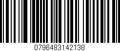 Código de barras (EAN, GTIN, SKU, ISBN): '0796483142138'