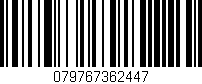 Código de barras (EAN, GTIN, SKU, ISBN): '079767362447'