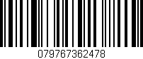 Código de barras (EAN, GTIN, SKU, ISBN): '079767362478'