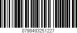 Código de barras (EAN, GTIN, SKU, ISBN): '0799493251227'