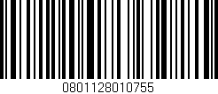 Código de barras (EAN, GTIN, SKU, ISBN): '0801128010755'