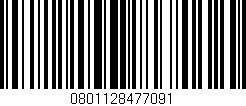 Código de barras (EAN, GTIN, SKU, ISBN): '0801128477091'