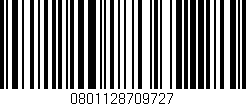 Código de barras (EAN, GTIN, SKU, ISBN): '0801128709727'
