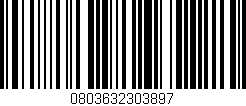 Código de barras (EAN, GTIN, SKU, ISBN): '0803632303897'