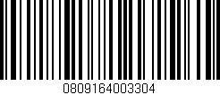 Código de barras (EAN, GTIN, SKU, ISBN): '0809164003304'