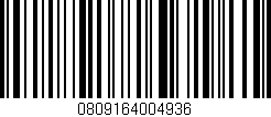 Código de barras (EAN, GTIN, SKU, ISBN): '0809164004936'