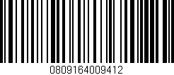 Código de barras (EAN, GTIN, SKU, ISBN): '0809164009412'