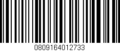 Código de barras (EAN, GTIN, SKU, ISBN): '0809164012733'