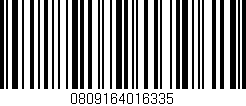 Código de barras (EAN, GTIN, SKU, ISBN): '0809164016335'