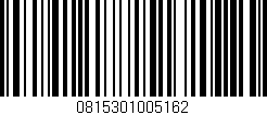 Código de barras (EAN, GTIN, SKU, ISBN): '0815301005162'