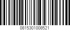 Código de barras (EAN, GTIN, SKU, ISBN): '0815301008521'