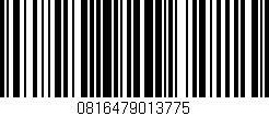 Código de barras (EAN, GTIN, SKU, ISBN): '0816479013775'