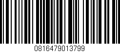 Código de barras (EAN, GTIN, SKU, ISBN): '0816479013799'