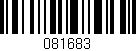 Código de barras (EAN, GTIN, SKU, ISBN): '081683'