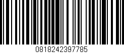 Código de barras (EAN, GTIN, SKU, ISBN): '0818242397785'