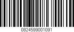Código de barras (EAN, GTIN, SKU, ISBN): '0824599001091'