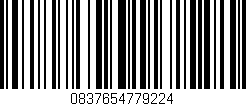 Código de barras (EAN, GTIN, SKU, ISBN): '0837654779224'