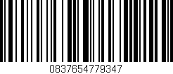Código de barras (EAN, GTIN, SKU, ISBN): '0837654779347'