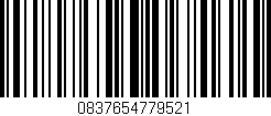 Código de barras (EAN, GTIN, SKU, ISBN): '0837654779521'