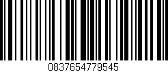 Código de barras (EAN, GTIN, SKU, ISBN): '0837654779545'