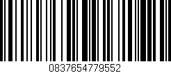 Código de barras (EAN, GTIN, SKU, ISBN): '0837654779552'