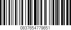 Código de barras (EAN, GTIN, SKU, ISBN): '0837654779651'