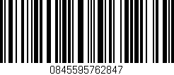 Código de barras (EAN, GTIN, SKU, ISBN): '0845595762847'