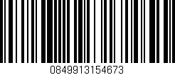 Código de barras (EAN, GTIN, SKU, ISBN): '0849913154673'