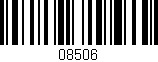 Código de barras (EAN, GTIN, SKU, ISBN): '08506'