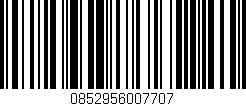 Código de barras (EAN, GTIN, SKU, ISBN): '0852956007707'