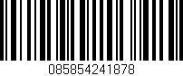 Código de barras (EAN, GTIN, SKU, ISBN): '085854241878'