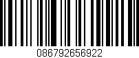 Código de barras (EAN, GTIN, SKU, ISBN): '086792656922'