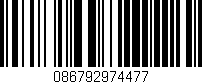 Código de barras (EAN, GTIN, SKU, ISBN): '086792974477'