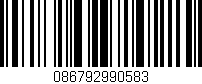 Código de barras (EAN, GTIN, SKU, ISBN): '086792990583'