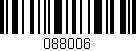 Código de barras (EAN, GTIN, SKU, ISBN): '088006'