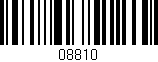 Código de barras (EAN, GTIN, SKU, ISBN): '08810'