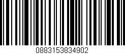 Código de barras (EAN, GTIN, SKU, ISBN): '0883153834902'