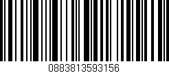 Código de barras (EAN, GTIN, SKU, ISBN): '0883813593156'