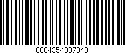 Código de barras (EAN, GTIN, SKU, ISBN): '0884354007843'