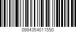Código de barras (EAN, GTIN, SKU, ISBN): '0884354011550'