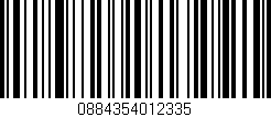 Código de barras (EAN, GTIN, SKU, ISBN): '0884354012335'