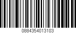 Código de barras (EAN, GTIN, SKU, ISBN): '0884354013103'