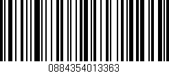 Código de barras (EAN, GTIN, SKU, ISBN): '0884354013363'