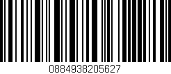 Código de barras (EAN, GTIN, SKU, ISBN): '0884938205627'