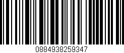 Código de barras (EAN, GTIN, SKU, ISBN): '0884938259347'