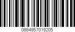 Código de barras (EAN, GTIN, SKU, ISBN): '0884957019205'