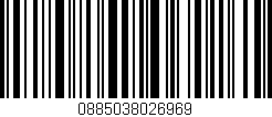 Código de barras (EAN, GTIN, SKU, ISBN): '0885038026969'